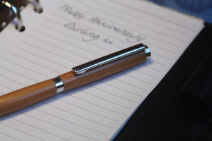 (09) - Light Brown Slimline Twist Style Pen