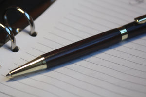 (17) - Indian Rosewood Twist Style Slimline Pen