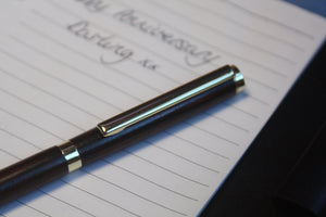 (17) - Indian Rosewood Twist Style Slimline Pen