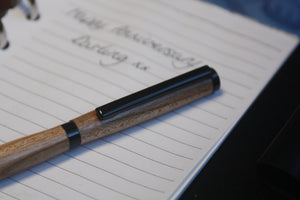 (19) - Light Brown Twist Style Slimline Pen